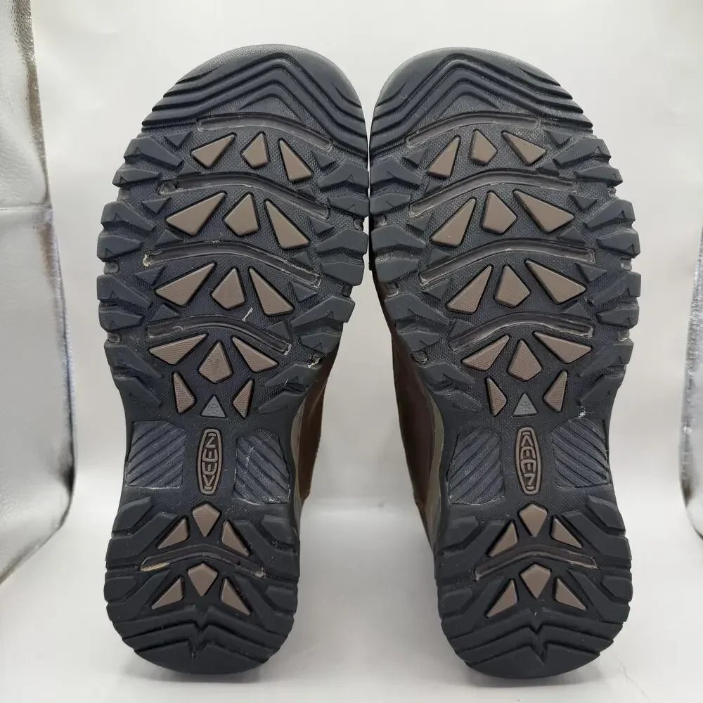KEEN Anchorage III Waterproof Insulated Chelsea Snow Boots Mens Size 14 Brown
